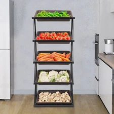 Retail Display Rack Market Shelf Fruit Vegetable Snack Basket