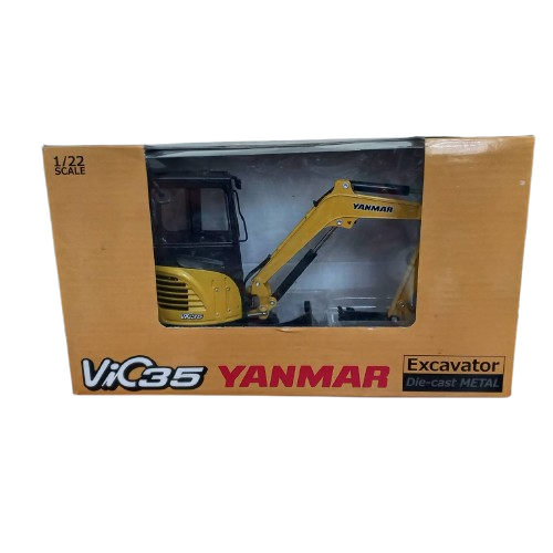 YANMAR VIO35   1/22スケール YANMAR Vio35 Small Heavy Equipment Excavator Die-Cast Metal 1/22