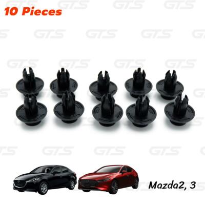 VSパーツセット Fits Mazda 2 3 CX-3 5 2015 18 10x Clips Bumper Cover & Fender