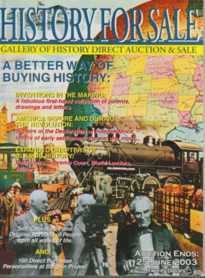 History for Sale Gallery of History Direct  Auction & Sale June 2003 IR KL4493