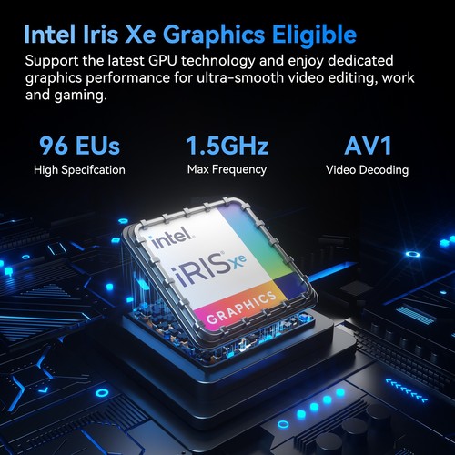 Mini PC GEEKOM IT13 2025 Edition, Intel Core i9-13900HK, 32GB DDR4 RAM, 1TB SSD - Picture 4 of 11