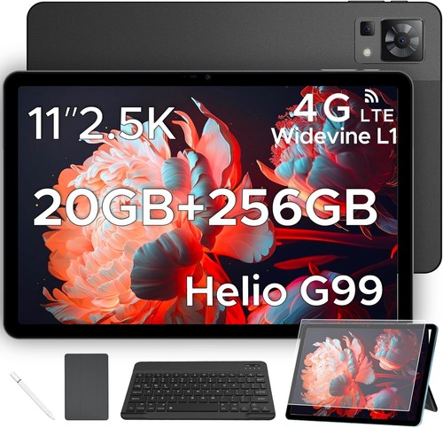 DOOGEE T35 Android Tablet 20GB+256GB,11" 2.5K Helio G99 Android 14 Tablet,4G LTE - Picture 8 of 10