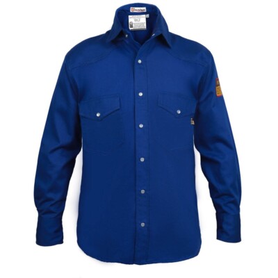 Flame Resistant Shirt FRC - 100% Cotton blend, 7 oz., Light Weight