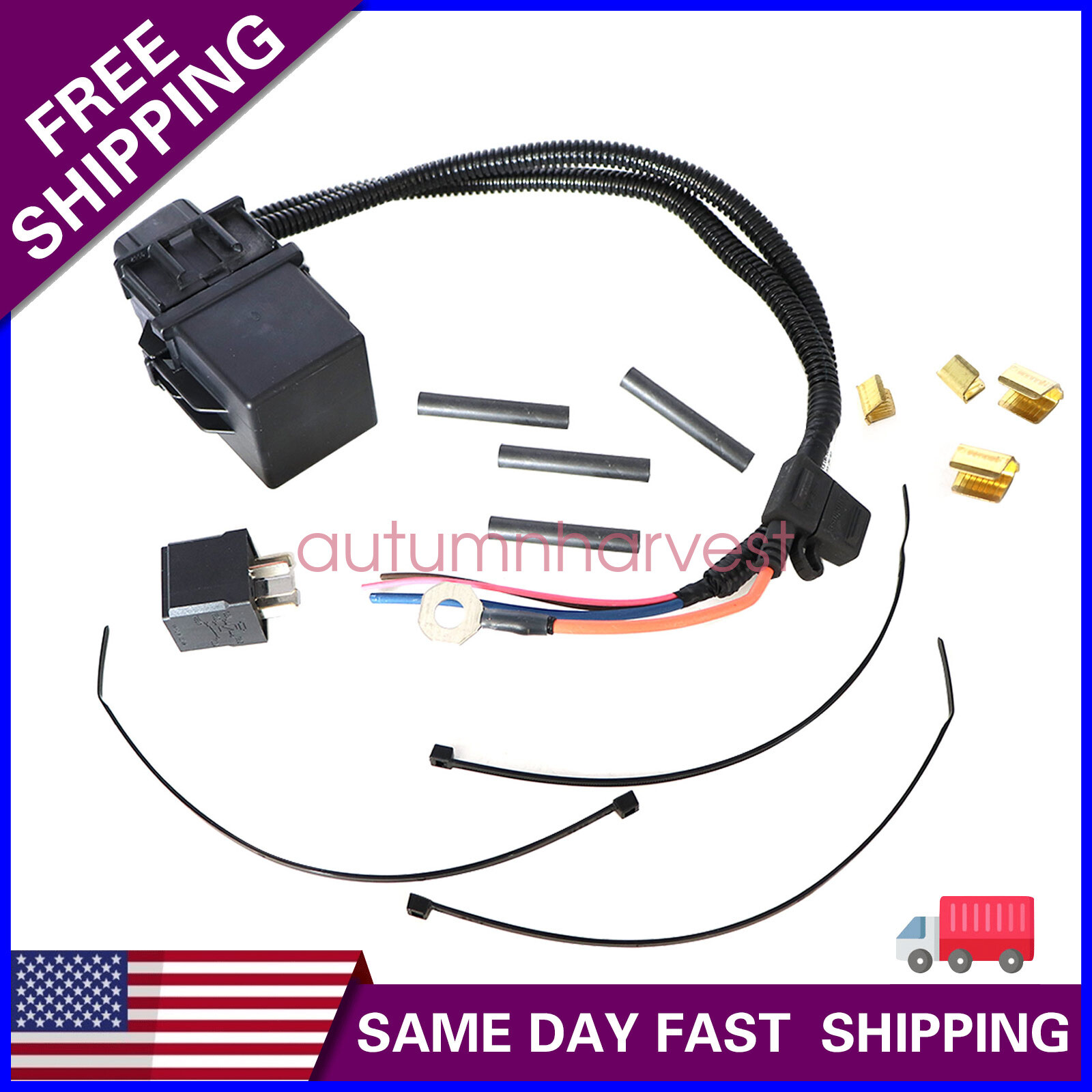 For Fit 20112013 JEEP DODGE CHRYSLER FUEL PUMP RELAY WIRING KIT