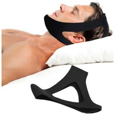 Anti Snore Stop Snoring Sleep Apnea Strap Belt Jaw Solution Chin Support