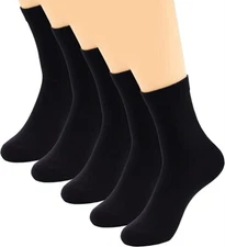 Lot 5 Pairs Mens Womens Ankle Athletic Socks Cotton Low Cut Casual Size 9-11