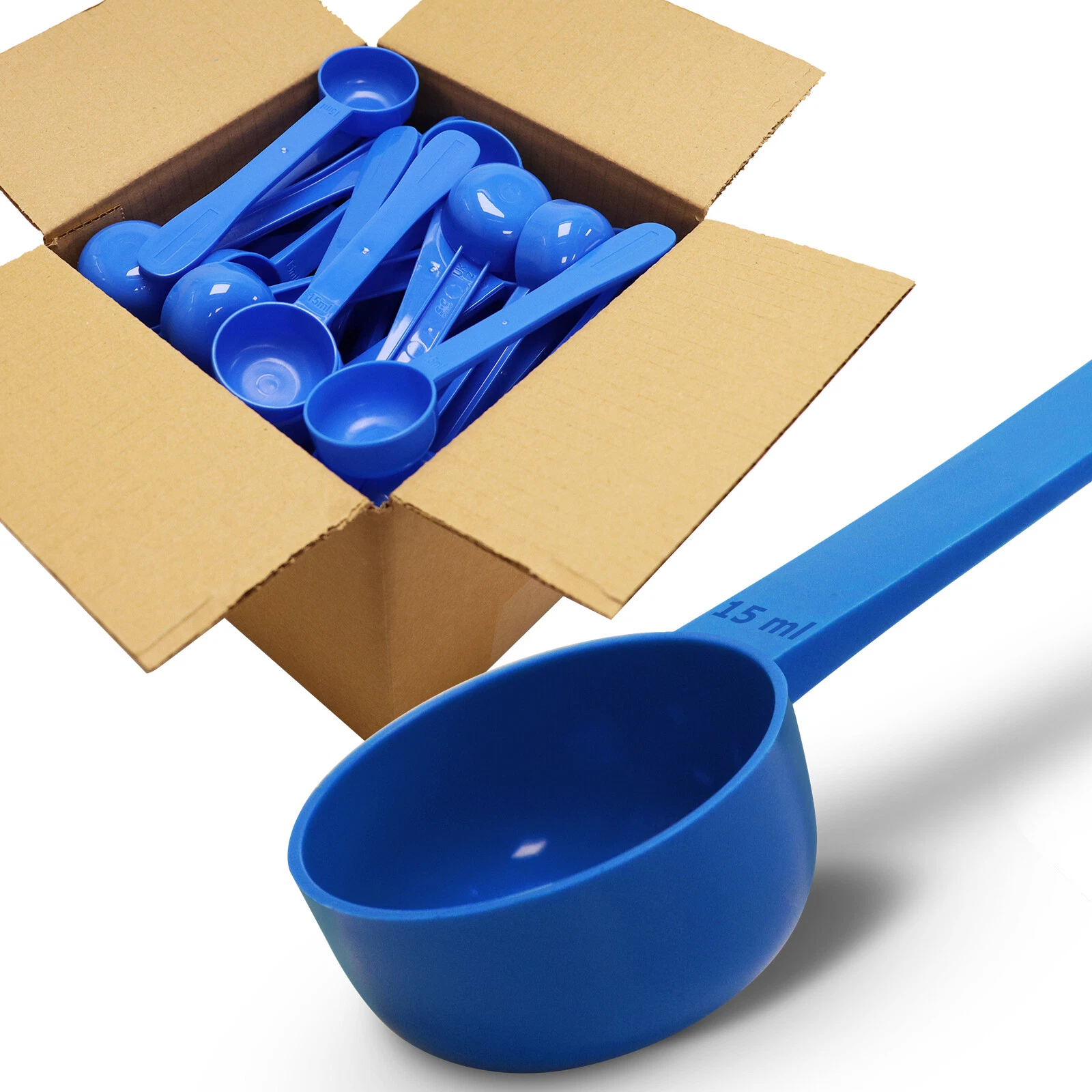50x RE-GEN 15ml Long Handle Home Kitchen Measuring Reusable Dosing Scoop Spoons
Opens in a new windo