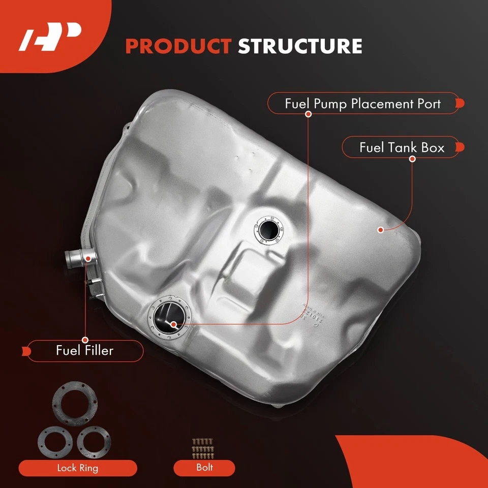 Tanque de combustible de 11 galones para Tercel 1983-1987 Toyota Corolla 1984-1987 Chevrolet Nova Foto 2 de 4
