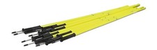 Uber Soccer Speed and Agility Poles - Yellow - 2 Piece - Flexibase