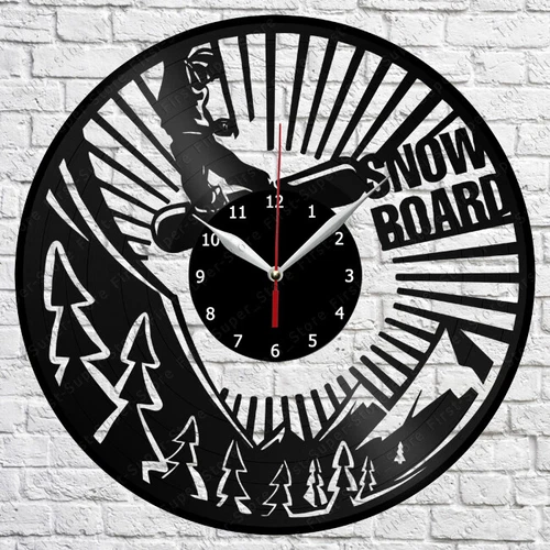Snowboard Vinyl Record Wall Clock Art Decor Original Gift 12" 30cm 1798