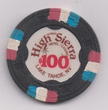 $100 HIGH SIERRA CHIP 1988