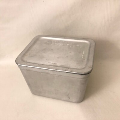 Vintage 1950's Bernardin Speed-E-Freeze Aluminum Tin with Lid Made in USA
