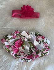 Baby Girl Floral Skirts and Headband Set