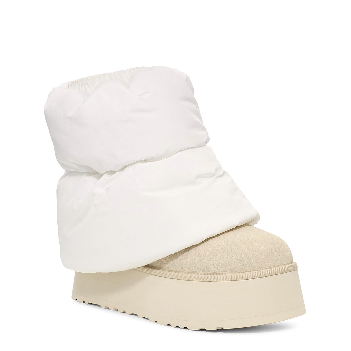 UGG Classic Mini Dipper Puffer Boot White Ceramic UK 6 7 8 9 US