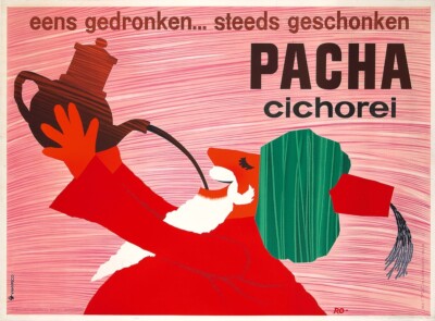 Pacha Cichorei Vintage Chicory Coffee Advertising Giclee Canvas Print 20x15