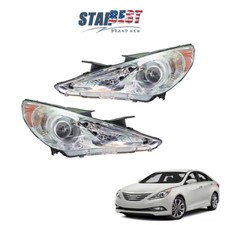 For Hyundai Sonata 2011-2014 Headlights Headlamps Corner Projector Lhrh Pair