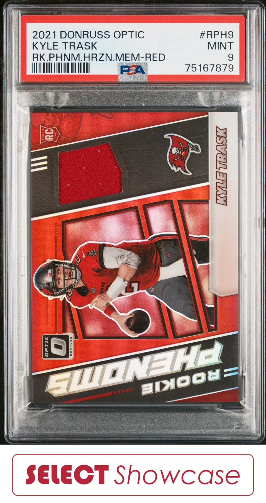 Kyle Trask Panini Donruss Optic Rookie Phenoms Horizontal Memorabilia #RPH9 Red