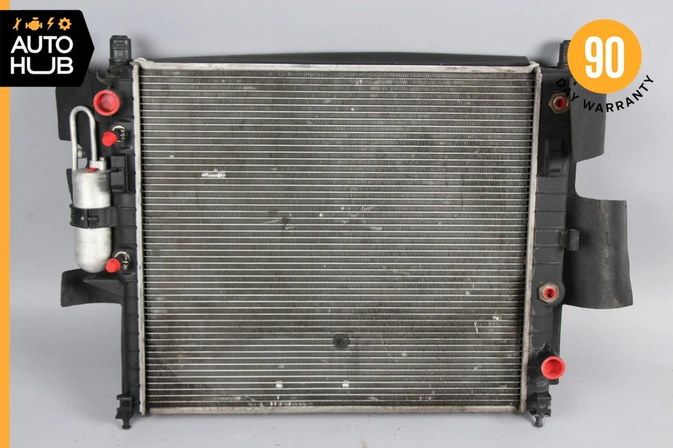 98-05 Mercedes W163 ML320 ML350 Motor Refrigeración Radiador Aire A/C Condensador OEM Foto 2 de 4
