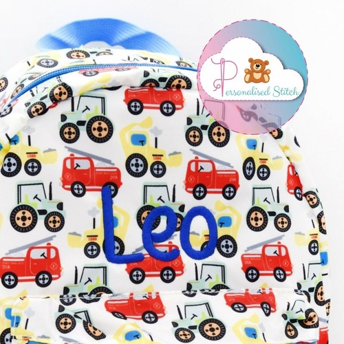 Personalised Name Kids Backpack Girls & Boys | Toddler Embroidered Nursery Bags - Picture 36 of 49