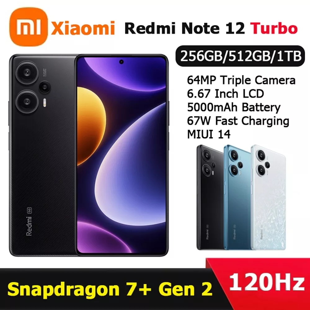 Xiaomi Redmi Note 13 Pro 16GB+512GB Black Rom Original (English + Chinese  languages), possible google apps