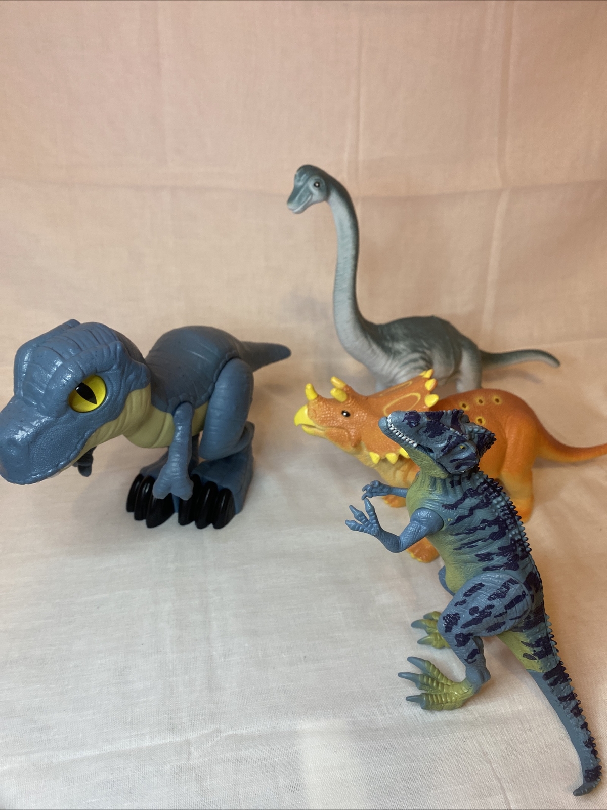 Dinosaur Toy Set 4-Pack Realistic Prehistoric Play Figures  