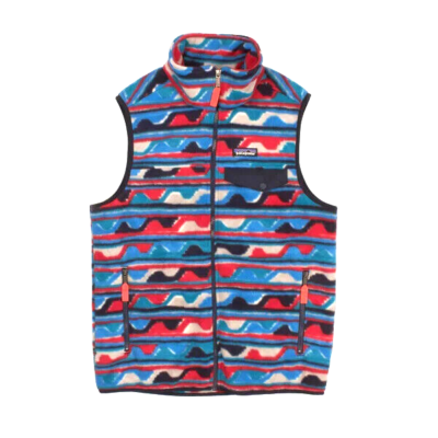 Patagonia Mens LIGHTWEIGHT SYNCHILLA SNAP-T VEST Colorblock Aztec Sz XS  25500