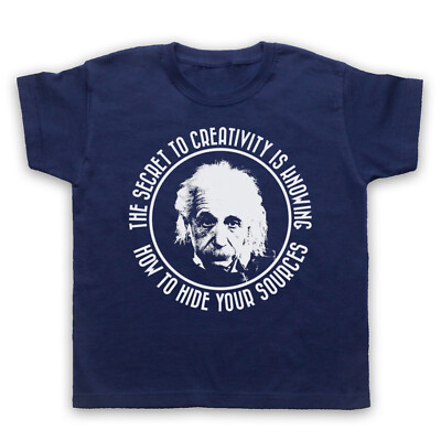 ALBERT EINSTEIN SECRET TO CREATIVE GENIUS INOFFIZIELLES KINDER T-SHIRT