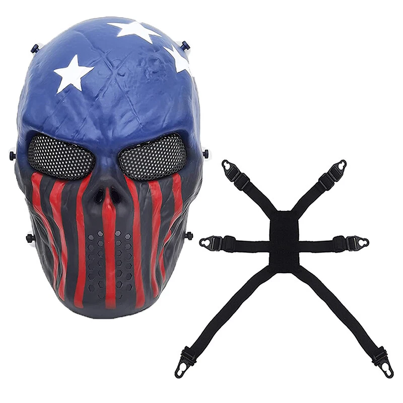 Full Head Ghost Mask for Scary Halloween Festival Cosplay Masquerade Party Props - Image 3 of 4