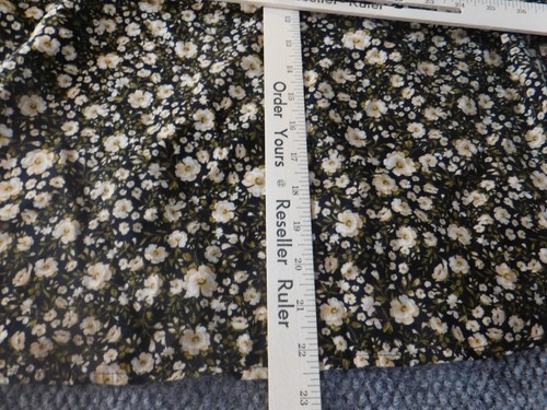 Old Navy Womens Blouse Large Black floral button up casual - Picture 11 of 12