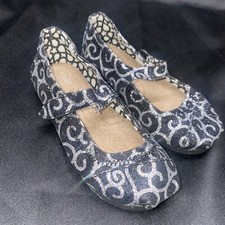 Toms  Toddler Size T7 Baby Girls Black/Silver Sparkle S7