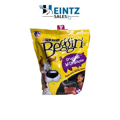 Purina Beggin' Strips Real Meat Dog Treats, Bacon Flavor-32 oz