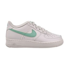 Nike Air Force 1 Low GS Big Kids' Shoes White-Emerald Rise DV7762-104