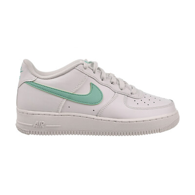 Nike Air Force Low (GS) Big Kids' Shoes White-Emerald Rise DV7762-104 