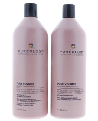 Pureology Pure Volume Conditioner, Pure Volume Shampoo 33.8 oz Set