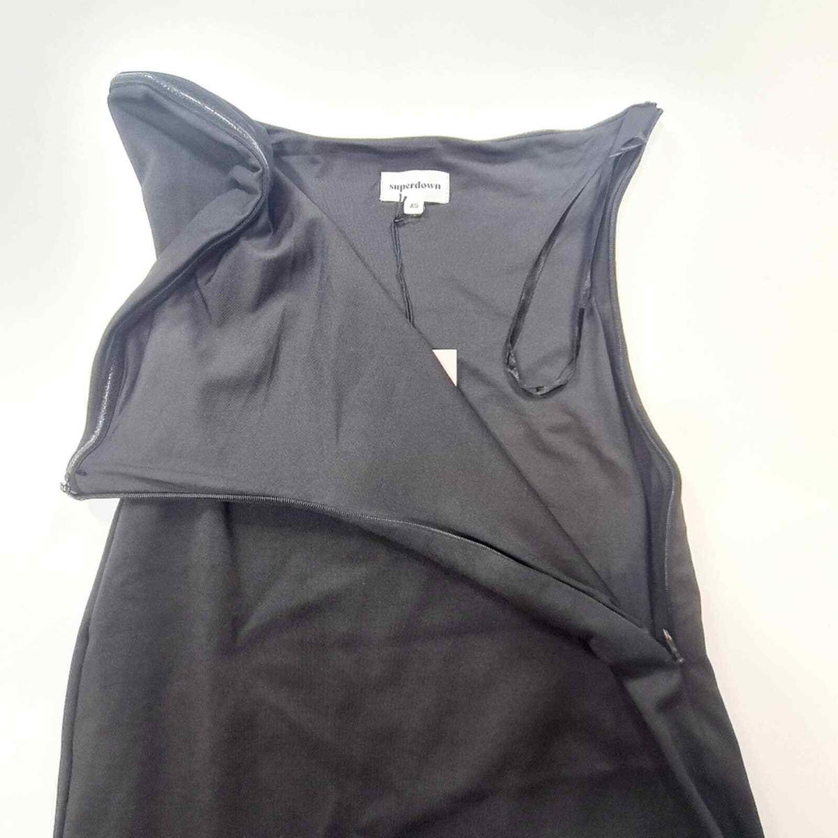 Superdown Izzy Ruffle Maxi Dress in Black XS | eBay