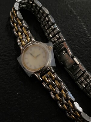 Seiko Quartz Gold And Silver Watch Broken For Parts Only. | eBay