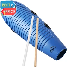 Guiro Instrument 3.9"X13" Fish Shaped Latin Percussion Instrument with 2 Scraper