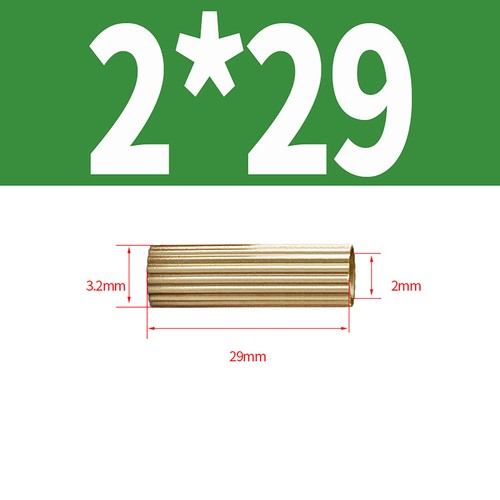 Brass knurled Threaded Sleeve Rod Bar Stud Round Connector Nut Long Nuts M2 - Picture 32 of 43
