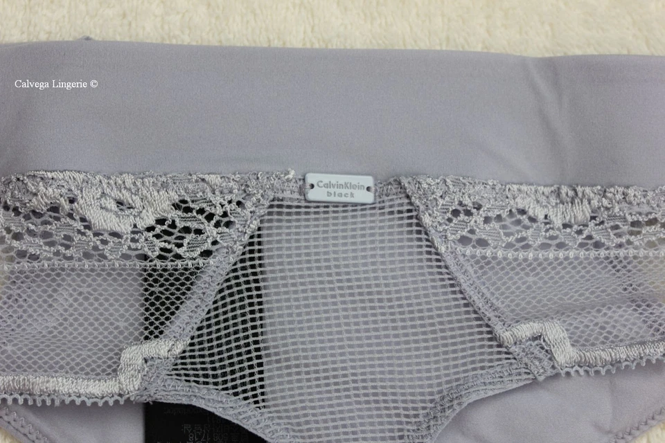 Nwt Calvin Klein Schwarz Label QF4559 " Durchsichtig Spitze Zoll Nylon W / Slip, - Bild 4 von 4