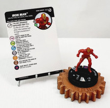 HEROCLIX Spider-Man, Venom: Absolute Carnage Set Common 002 Iron Man w/Card