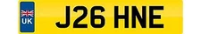 JOHN E NUMBER PLATE J26 HNE JOHNS JOHNY JONNY JON JONS JOHNO CAR REGISTRATION