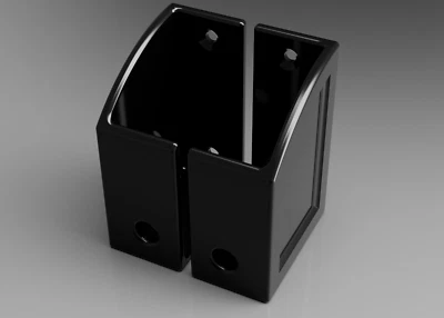 Spirit Level Wall Mount / Brackets (1x Pair) - 45mm depth (Fits Stabila Type R)