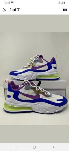 Nike Men's Air Max 270 React 'Easter' CW0630-100 MULTI-COLORED SIZE 10 - Picture 1 of 3
