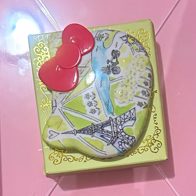 RARE Vintage 2012 Sephora x Hello Kitty Mon Amour Compact Mirror - Mint w/ Box