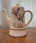 Vintage Pheasant Hunting Hyalyn Stangl Coffee Tea pot