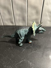 Triceratops Dinosaur Toy Figure 2008 Painted Plastic Realistic Detail
