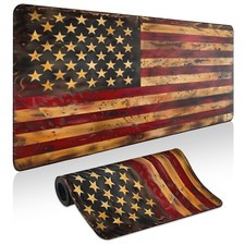 Mouse Pad Gaming - Desk Mat for Keyboard and Mouse - American Antique Flag La...