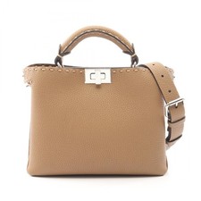 Borsa a tracolla FENDI Selleria Peekaboo morbida piccola 2 vie 7VA647 pelle...