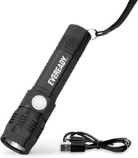 Energizer Eveready Rechargeable LED Super Bright Torch, Water Resistant Flashlig