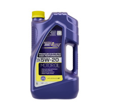 Royal Purple High Performance Motor Oil 5W-20, Premium Synthetic Motor Oil, 5 Qt 27.19 per gallon